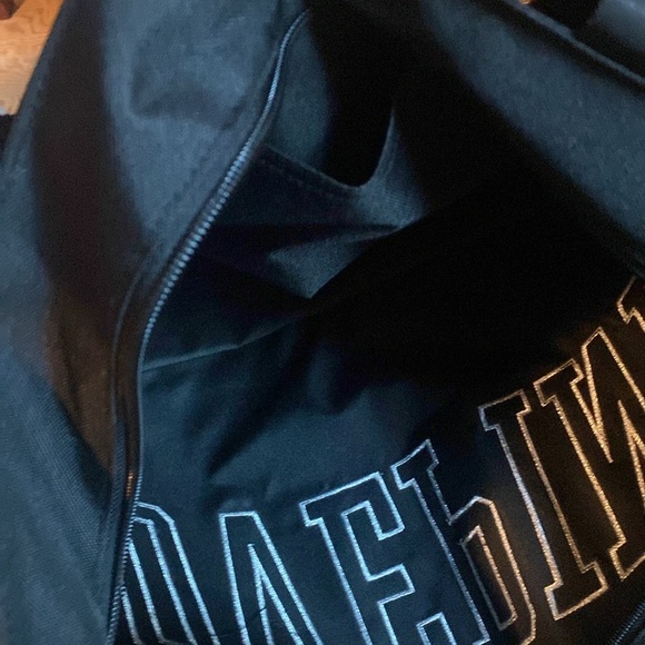 💕PINK💕Victoria’s Secret 💕LOVE PINK💕Large Black Canvas Tote/NWOT - Picture 5 of 5